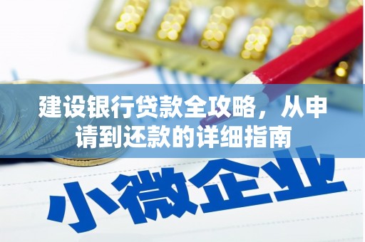 潍坊建设银行贷款全攻略，从申请到还款的详细指南