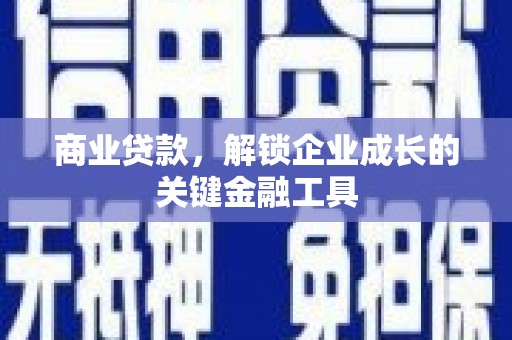 潍坊商业贷款，解锁企业成长的关键金融工具