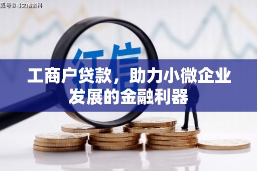 潍坊工商户贷款，助力小微企业发展的金融利器