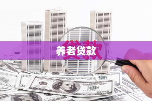 潍坊养老贷款