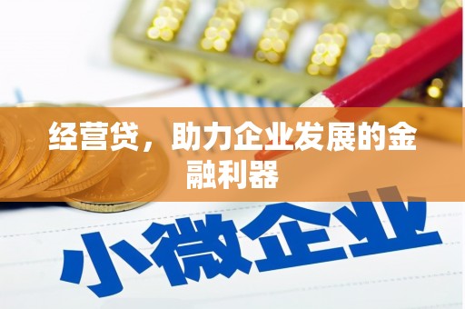 潍坊经营贷，助力企业发展的金融利器