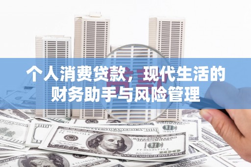 潍坊个人消费贷款，现代生活的财务助手与风险管理