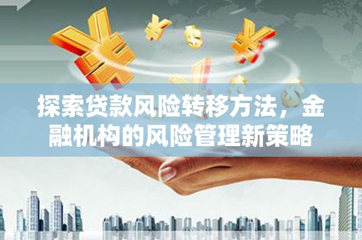 潍坊探索贷款风险转移方法，金融机构的风险管理新策略