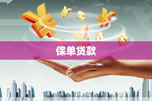 潍坊保单贷款