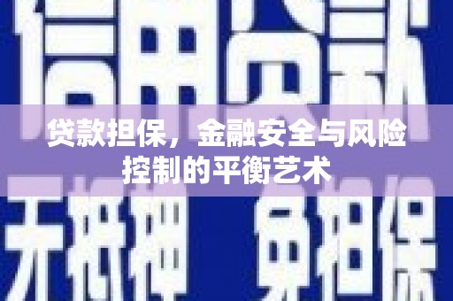 潍坊贷款担保，金融安全与风险控制的平衡艺术