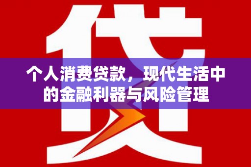 潍坊个人消费贷款，现代生活中的金融利器与风险管理
