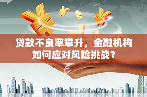 潍坊贷款不良率攀升，金融机构如何应对风险挑战？