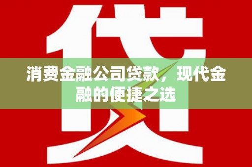 潍坊消费金融公司贷款，现代金融的便捷之选