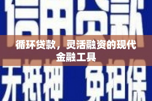 潍坊循环贷款，灵活融资的现代金融工具