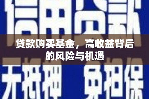 潍坊贷款购买基金，高收益背后的风险与机遇