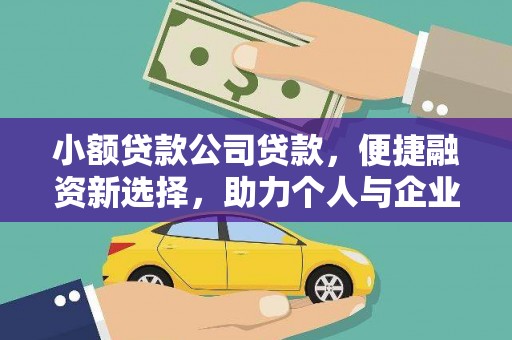 潍坊小额贷款公司贷款，便捷融资新选择，助力个人与企业成长