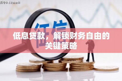 潍坊低息贷款，解锁财务自由的关键策略