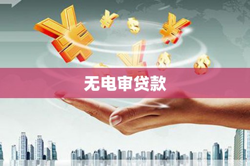 潍坊无电审贷款