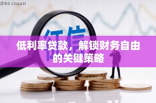潍坊低利率贷款，解锁财务自由的关键策略