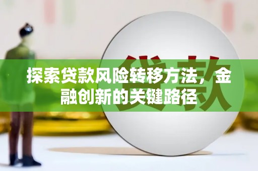 潍坊探索贷款风险转移方法，金融创新的关键路径