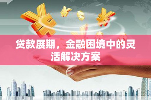 潍坊贷款展期，金融困境中的灵活解决方案