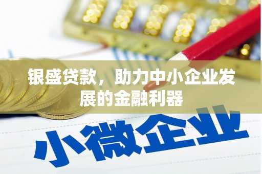 潍坊银盛贷款，助力中小企业发展的金融利器