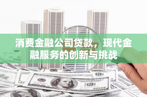 潍坊消费金融公司贷款，现代金融服务的创新与挑战