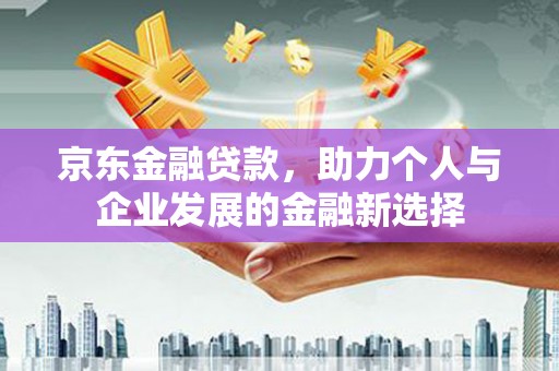 潍坊京东金融贷款，助力个人与企业发展的金融新选择
