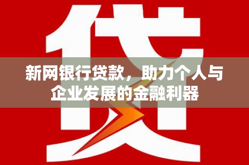 潍坊新网银行贷款，助力个人与企业发展的金融利器