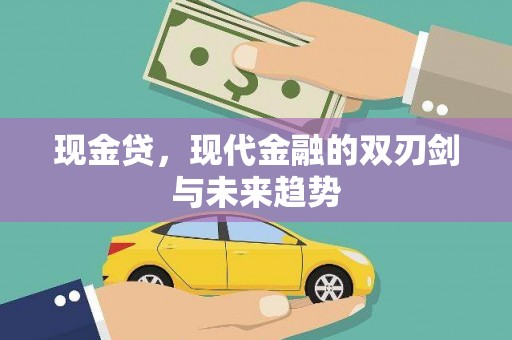潍坊现金贷，现代金融的双刃剑与未来趋势