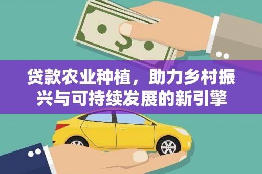潍坊贷款农业种植，助力乡村振兴与可持续发展的新引擎