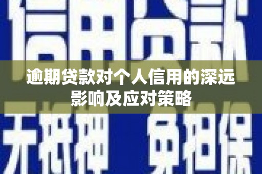 潍坊逾期贷款对个人信用的深远影响及应对策略