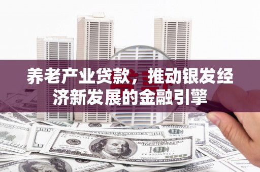 潍坊养老产业贷款，推动银发经济新发展的金融引擎