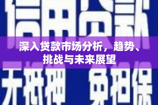 潍坊深入贷款市场分析，趋势、挑战与未来展望