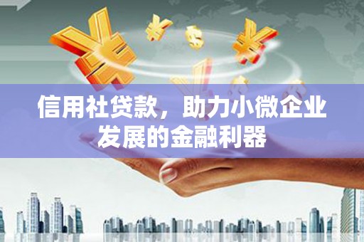 潍坊信用社贷款，助力小微企业发展的金融利器
