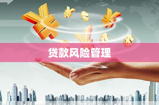 潍坊贷款风险管理