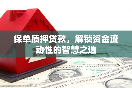 潍坊保单质押贷款，解锁资金流动性的智慧之选