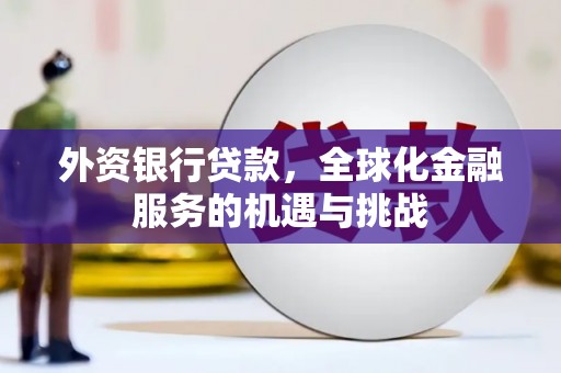 潍坊外资银行贷款，全球化金融服务的机遇与挑战