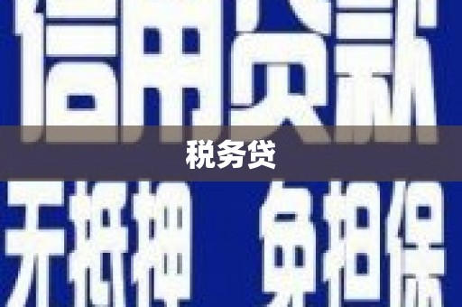 潍坊税务贷