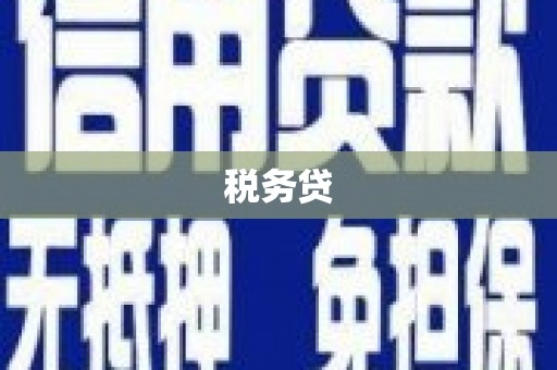 潍坊税务贷