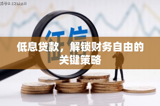 潍坊低息贷款，解锁财务自由的关键策略