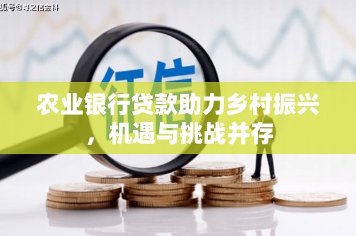 潍坊农业银行贷款助力乡村振兴，机遇与挑战并存