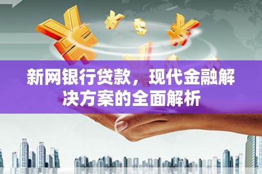 潍坊新网银行贷款，现代金融解决方案的全面解析
