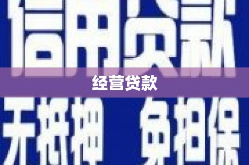 潍坊经营贷款