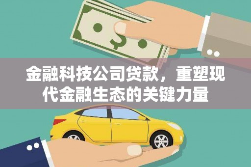 潍坊金融科技公司贷款，重塑现代金融生态的关键力量