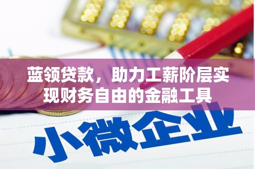潍坊蓝领贷款，助力工薪阶层实现财务自由的金融工具