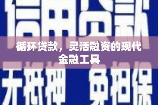 潍坊循环贷款，灵活融资的现代金融工具